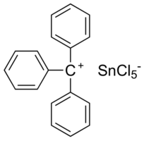 Triphenylcarbenium pentachlorostannate - CAS:15414-98-9 - Trityl pentachlorostannate, 32n(4+) Triphenylmethylium Chloride